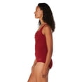 thumbnail image 3 of Speedo Maillot de Bain une Pièce pour Femmes Endurance+ Débardeur Froncé avec Bretelles Réglables - Rhubarbe, Taille : 16, 3 of 4