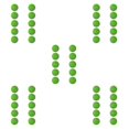 thumbnail image 3 of maskred 10 Pieces EVA Foam Golf Swing Training Exercises Balls Practice Green 42mm 5Set, 3 of 6