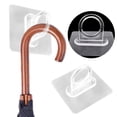 thumbnail image 5 of Cqxid Fixing Clip Under $5 10PCS No Hole Paste Type Curtain Rod Clamp Balcony Telescopic Rod Stick Hook, 5 of 5