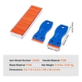 thumbnail image 2 of Yunuuuoa 3 Packs Recyclable Plastic Razor Blade Scraper, Eco-Friendly Safe Multi-Surface Tool, Glass Tile Cleaning, Durable Portable Household & Commercial Utility, Value Pack, 2 of 8