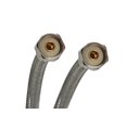 thumbnail image 1 of Fluidmaster B4F30 Faucet Connector, Braided Stainless Steel - 1/2 F.I.P. Thread x 1/2 F.I.P. Thread, 30-Inch Length, 1 of 3