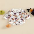 thumbnail image 2 of MesaSe Newborn Baby Halloween Romper  Long Sleeve  Neck Cartoon Print One-Piece Bodysuit, 2 of 7