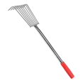 thumbnail image 3 of Stainless Steel Gardening Hoe, Seafood Digging Rake, Plant Remover Tool, Beach Shell Rake, Weeding Removal Tool for Backyard Lawn Bonsai Flower 57cm 8T, 3 of 10