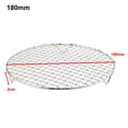 thumbnail image 1 of Round Cooking Rack 7-inch 201 Stainless Steel Cross Wire Barbecue Grill Net with 20mm Legs for Cooking Baking Steaming BBQ, 1 of 7