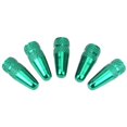 thumbnail image 1 of SNNROO 5pcs Bicycle Presta High Aluminium Pressure Valve Caps Dust Covers (Gold), 1 of 7