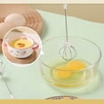 thumbnail image 4 of 2025 New Kitchen Powerful Electric Milk Frother with Wand and Egg Whisk Attachments, 3 Speed Adjustable Rechargeable Foam Maker Mixer, Milk Frother Handled for Coffee, Protein Powder, No Stand, 4 of 9