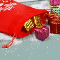 thumbnail image 2 of Inkcraft Christmas Velvet Drawstring Pouch - Santa Candy Gift Snack Wrapping, Xmas Party Favor & Jewelry Storage Bag, 10pc, 2 of 6