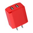 thumbnail image 4 of ZLight US Plug Phone Charger Wall Outlet Charging Adapter Replacement Head Watermelon Red 1Set, 4 of 6