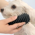 thumbnail image 4 of Pet Rubber Shampoo Brush Suitable For Long-haired And Short-haired Small And Large Pet Dogs And Cats Shower Shampoo Brush Dog Back Massagers, 4 of 6