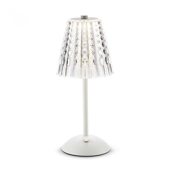 Ensemble de 2 Lampes DEL à Abat-Jour en Cristal