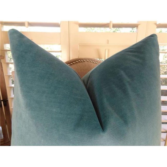 Plutus Coussin Décoratif Fait à la Main en Forme de Paon, (Double Face 26 Pouces x 26 Pouces)