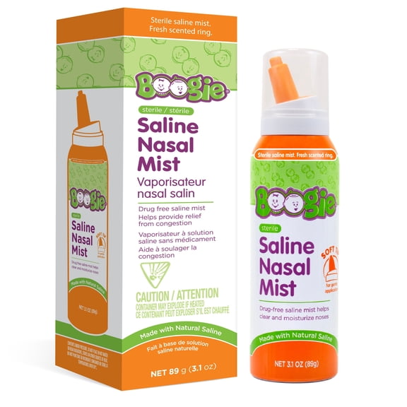 Boogie Saline Nasal Mist Fresh Scent 89g
