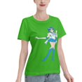 thumbnail image 2 of Women's Basic Short Sleeve T-Shirt Sailor Moon Mizuno Ami, 2 of 6