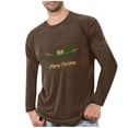 thumbnail image 1 of Pyjamas de Noël pour Hommes Pyjamas de Sport et D\'entraînement Physique pour Hommes T-Shirt Imprimé de Noël à Manches Longues et Col Rond pour Hommes, 1 of 4