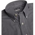 thumbnail image 2 of Van Heusen Mens Gingham Check Shirt, M, Black, 2 of 6