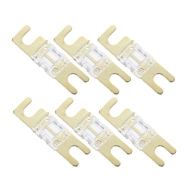 Unique Bargains 6 Pcs 80A Fusible ANL Mini AFS Remplace Protection Électrique pour Auto Voiture Camion Moto Bateau Audio CD