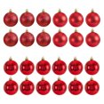 thumbnail image 4 of Transemion 24pieces Effective Decoration Balls Easy To Christmas Essentials Durable red 5Set, 4 of 6
