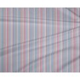 thumbnail image 3 of oneOone Tissu Polyester Lycra Rayures Multicolores Tissu Imprimé 1 Yard 56 Pouces de Large, 3 of 3