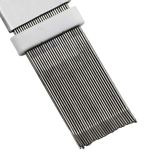 Air Conditioner Fin Comb Air Conditioner Fin Cleaner Condenser Fin Tool Air Conditioning Brush Accessory Air Conditioner Fin Comb Stainless Steel Aluminum Alloy Condenser Fin