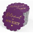 thumbnail image 4 of Inkdotpot Pack Of 50 Retirement Is Sweet Text Favor Paper Tags Craft Real Gold Foil Hang Tags, 4 of 6