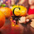 thumbnail image 4 of Spider Halloween Decoration Hang Tag Set with 26 Iron Letters 5.3 cm x 9 cm, Black Rope Included, 4 of 4