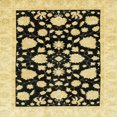 thumbnail image 1 of Ahgly Company Indoor Square Abstract Mustard Yellow Oriental Area Rugs, 4' Square, 1 of 6