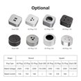 thumbnail image 3 of Yeacher Track Sockets Power Track Socket Outlet Electric Mobile Track Socket Power Track Adapter for Office Kitchen and Living Room for The Second Generation Track, 3 of 8