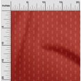 thumbnail image 2 of oneOone Tissu Viscose Georgette Rouge Rétro Minimal Bougie Matériel de Robe Tissu Imprimé Tissu au Mètre 42 Pouces de Large, 2 of 5