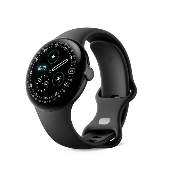 Google Pixel Watch 4 (WiFi), 41mm Matte Black Aluminum Case with