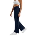thumbnail image 4 of Fgnfyis Pantalon de Yoga pour Femmes, Gainant, Exercice, Mise en Forme, Course, Taille Haute, Long, Extensible, Confortable, pour Femmes, Bleu Marine, TG, 4 of 7