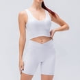 thumbnail image 3 of Cameland Tailleur pour Femme Femme Été Aguichant Uni Régulier Col Rond Manches Courtes Femme Manches Courtes une-Pièce Vêtement, 3 of 6