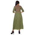 thumbnail image 4 of Moomaya Robe Kurti Longue à Manches Courtes Imprimée, Tunique Ligne A, Haut Indien pour Femmes, 4 of 5
