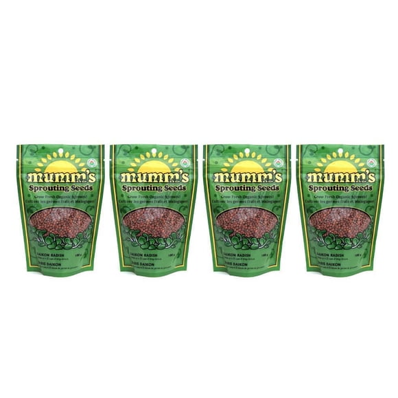 Mélange de graines de radis daïkon Mumm’s - 4 sachets