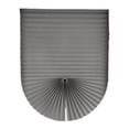 thumbnail image 1 of Curtain For Windows Polyester Fabric Panel Drapes，Cordless Pleated Window Shades Easy Install No Drill No Tools White/blue/black/br Light Filtering Blinds Size 23.6" W X 70.8" H Shower Ripple Fold, 1 of 4