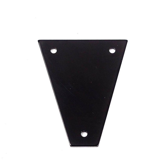Blank Aluminum Alloy Truss Rod Cover ACCS for Accessory Truss Import Jackson Guitar - Black