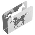 thumbnail image 3 of Vertical Napkin Holder, Horse Napkin Holder Stable Bottom Table Decoration Easy To  Elegant Curved  For Restaurant For Kitchen Silver, 3 of 8