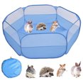 thumbnail image 1 of Small Animals Cage Tent, Breathable & Transparent Pet Playpen Foldable Waterproof Bottom Outdoor, 1 of 4