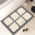 thumbnail image 1 of Weekly Deals! Gspmoly Bath Rug- Super Absorbent Dry- Rubber Backing Non Slip -Washable Bathroom Floor Mats- Shower Rug for In Front of Bathtub-Shower Room -16X24- Weekly Deals, 1 of 8