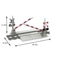 thumbnail image 3 of Moc Creative Expert Ideas City Train Railing Crossing Railway Express Bricks Building Blocks Diy Toys For Children Gifts Banmo, 3 of 5