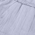 thumbnail image 4 of VEKDONE Womens Linen Long Pants Gray XL, 4 of 5
