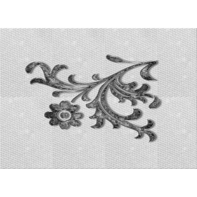 Ahgly Company Machine Washable Indoor Rectangle Transitional Platinum Gray Area Rugs, 2' x 4'