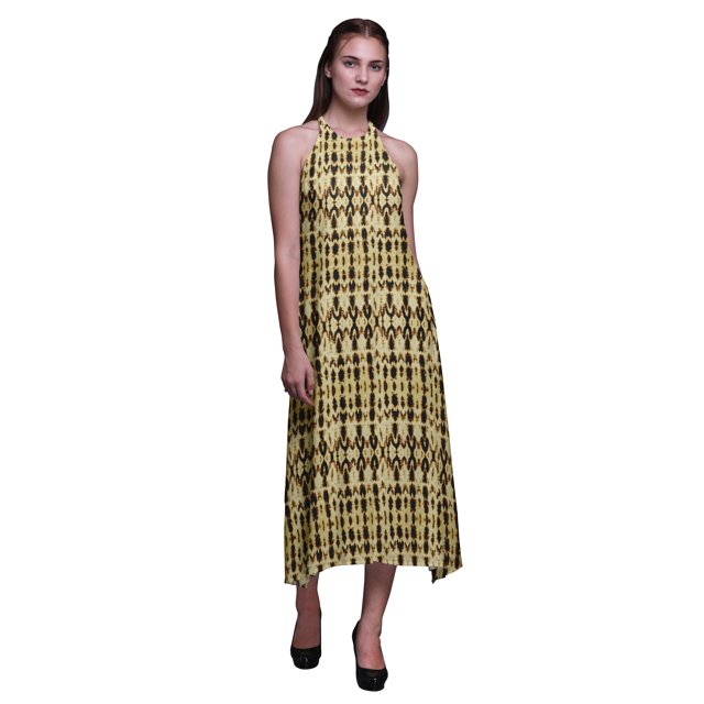 Bimba Robe de Plage Dos Nu pour Femmes, Tenue de Soirée d'Été - Petite