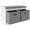 White, variant on HOMCOM Shoe Bench with Cushion Seat, 3 Fabric Drawers for Entryway Hallway