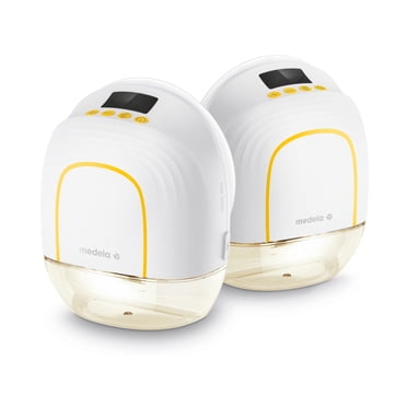 Medela Melody InBra Wearable Double Electric Breast Pump – Slim Design, Ultra-Soft Fit, Quiet, Powerful, Easy Pump & Store Container with Lid, Lightweight, Display with Timer, USB-C Rechargeable