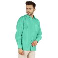 thumbnail image 3 of Bestman Solid Formal Button Down Shirt For Men Long Sleeve With Patch Pocket Business Wear, 3 of 7