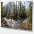 thumbnail image 2 of Panorama de Rivière de Montagne - Impression d'Art sur Toile Paysage, 2 of 3