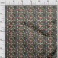 thumbnail image 3 of oneOone Tissu Velours Vert Olive Cirque Fournitures de Courtepointe Imprimé Tissu de Couture au Mètre 58 Pouces de Large, 3 of 5