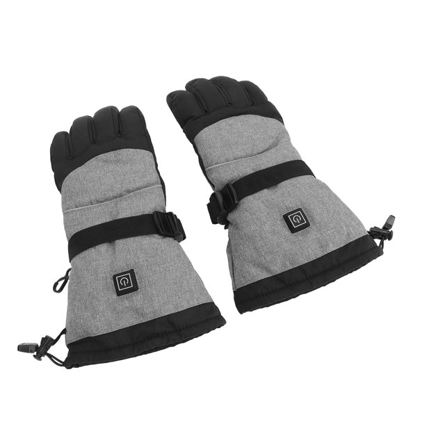 Heated Gloves, Waterproof Soft Comfortable Battery Powered Omni Directional Heating Hand Warmer Gloves 1 Pair For Fishing For Riding