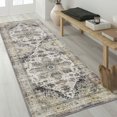 thumbnail image 1 of HOMERRY 2' x 6' Runner Rug Machine Washable Kitchen Runner Mat Vintage Area Rug Persian Distressed Runner Rug for Bedroom Living Room Entryway, Gray, 1 of 5
