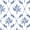 2 - Blue Leaves, variant on Gogreen 4PC Deep Pocket California King Sheet Set Fit 14", Breathable Microfiber Soft California King Size Sheet Set, Hotel Style Bed Sheet Set, Gift for Women, Men - Blue Flowers